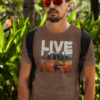 Live Liebe Wandern T - Shirt oder Wanderer