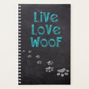 Live-Liebe Woof - Hund Planer