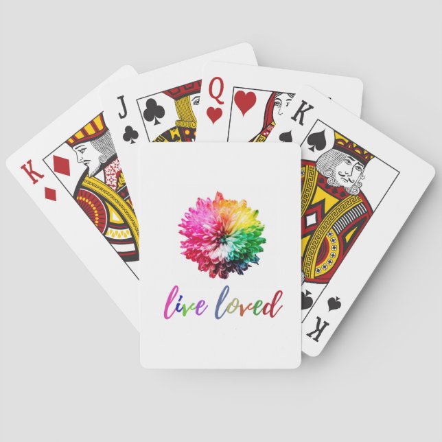 Live-Lieblingskarten Spielkarten (Rückseite)
