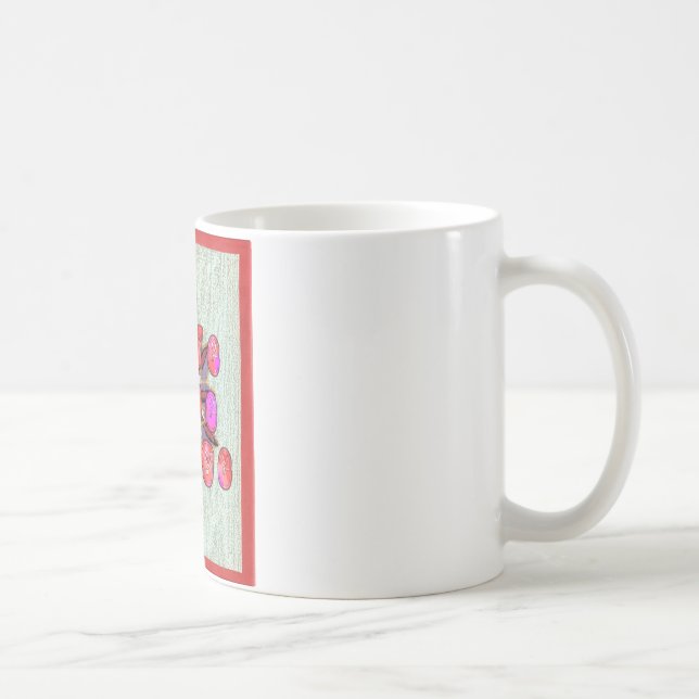"Live Life Large" Kunstdruck Kaffeetasse (Rechts)