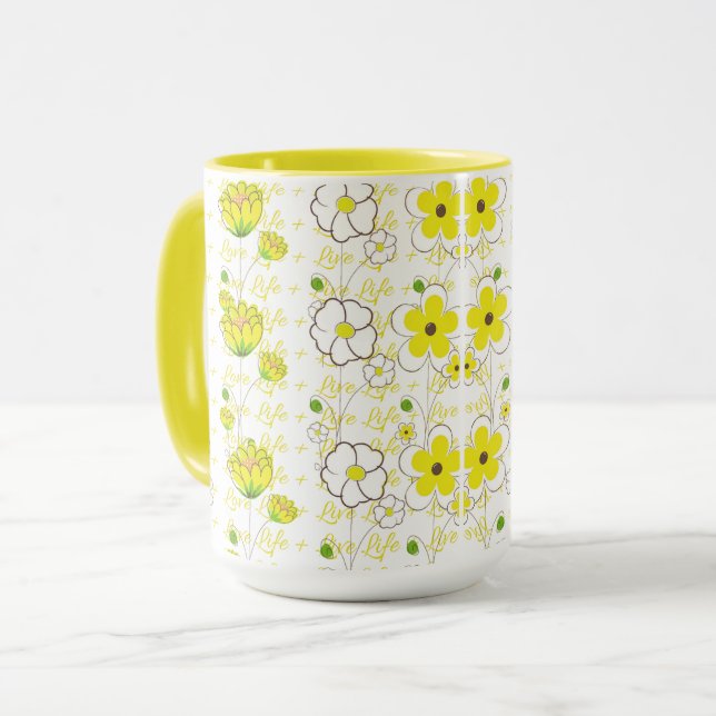 Live-Life-Tasse Tasse (Vorderseite Links)