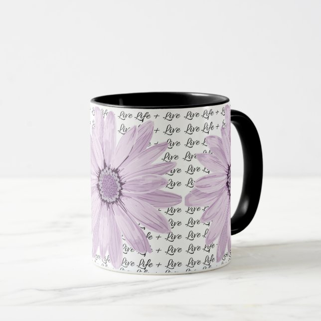 Live-Life-Tasse Tasse (VorderseiteRechts)