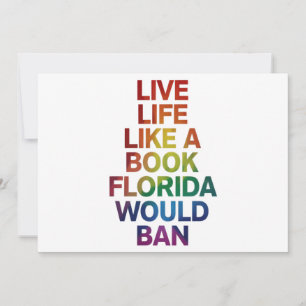 Live like Book Florida würde LGBTQ Prix Geschenk u Einladung