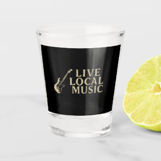 Live Local Music Coozi Schnapsglas