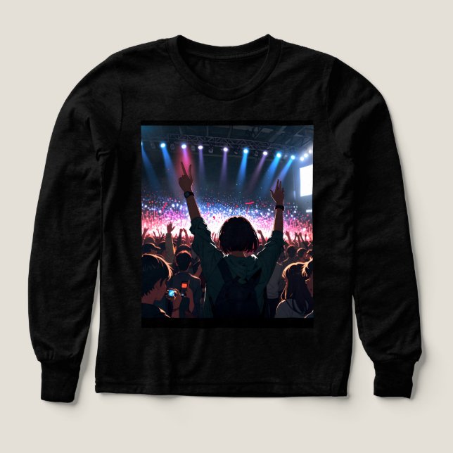 Live Loud: Bold Concert Vibes Graphic T-Shirt for  (Design Vorderseite)