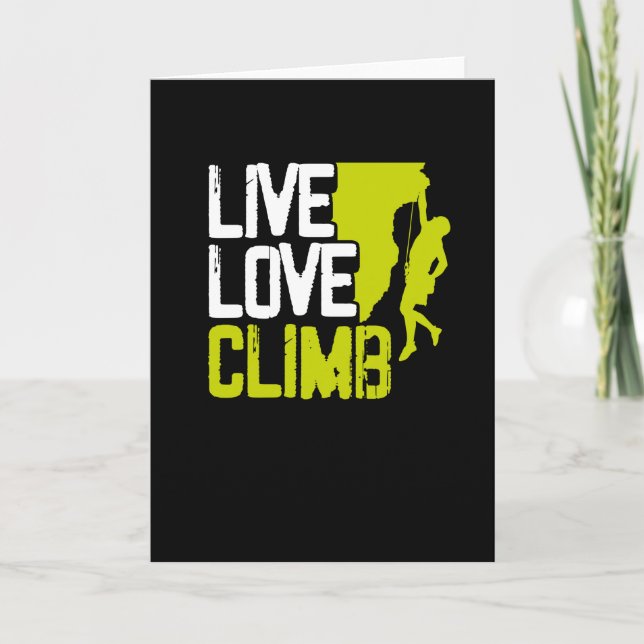 Live love climb karte (Vorderseite)