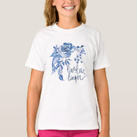 Live Love Linger Blue Rose Floral