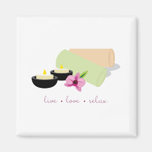 Live Love Relax Magnet