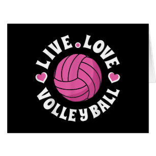 Live Love Volleyball Pour Femmes Filles Volleyball
