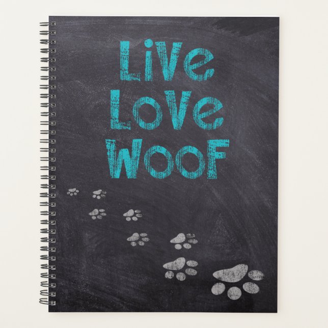 Live Love Woof Amoureux des chiens (Devant)