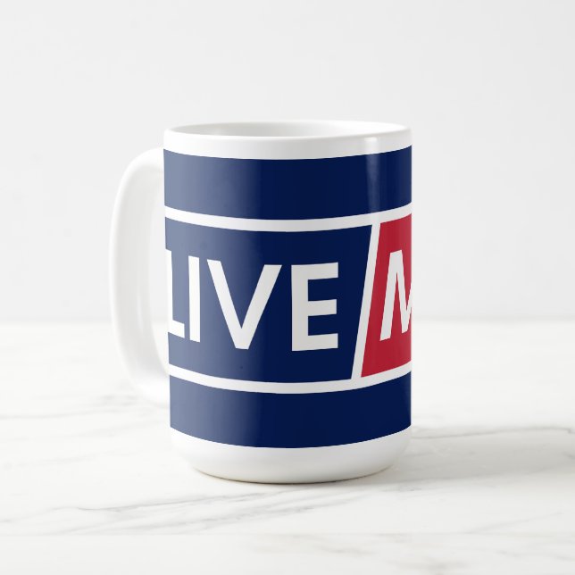 LIVE MAD Urban Statement Mug Kaffeetasse (Vorderseite Links)