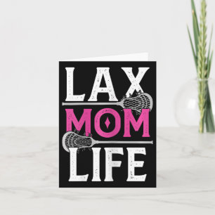 Live Mama Lacrosse Lax Player Tochtergesellschaft Karte