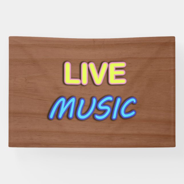 Live Music Banner (Horizontal)