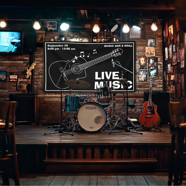 Live Music Bar & Grill Banner (Von Creator hochgeladen)