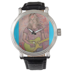 Live Music Girl Sketch Armbanduhr
