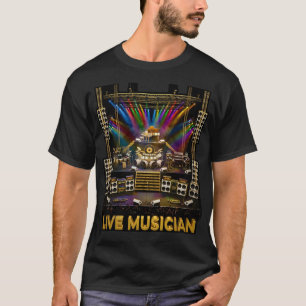 Live-Musiker epische Bühnenausrüstung - Konzertdes T-Shirt