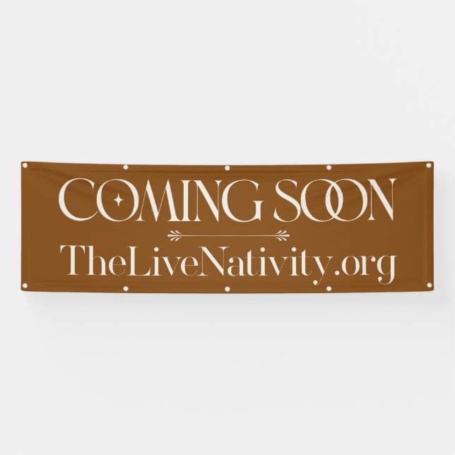 Live Nativity Long Banner (Horizontal)