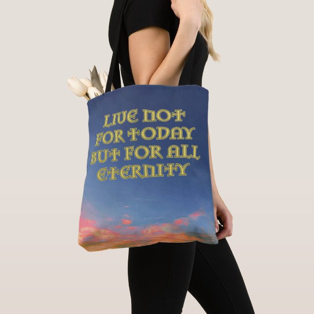 "Live not for Today" Totbeutel v2 Tasche (Von Nahem)