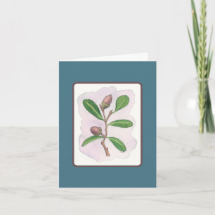 Live Oak Card: Blau und Braun Karte