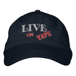 Live-On-Band-Logo Bestickte Baseballkappe