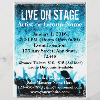 Live on Bühne Blue Worship Flyer