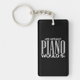 Live Piano Musical Music Keyboard Schlüsselanhänger