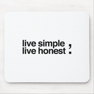 Live Simple Mousepad