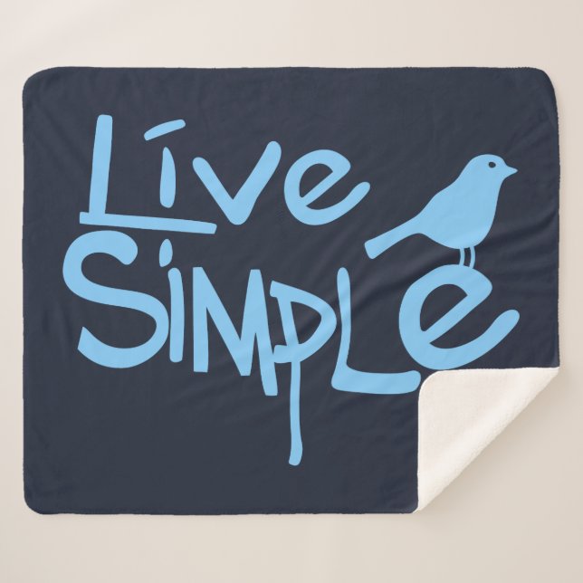 Live Simple Sherpadecke (Vorderseite (Horizontal))