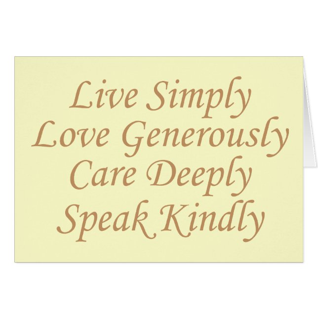 Live Simply jaune (Devant horizontal)