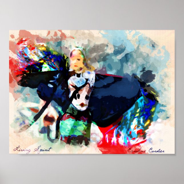 Live Spirituosenserie - Extravaganter Schal Poster (Vorne)