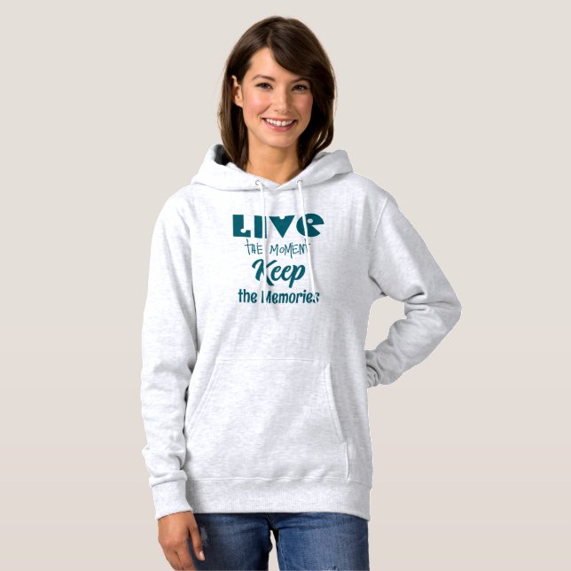 Live the Moment, Behalt der Erinnerungen T - Shirt (Vorne ganz)