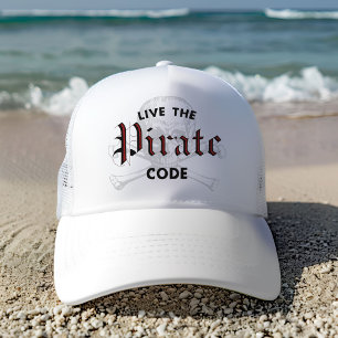 Live the Pirate Code Truckerkappe