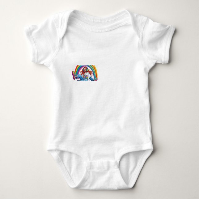 Live the Vibe Girl Baby Strampler (Vorderseite)