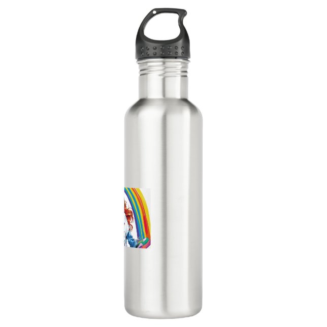 Live the Vibe Girl Edelstahlflasche (Vorderseite)