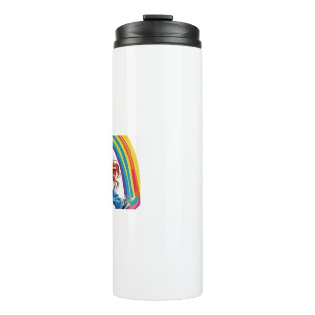 Live the Vibe Girl Thermosbecher (Vorderseite)