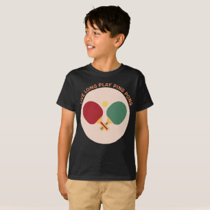 Live-Tischtennis-Pong-Paddel T-Shirt
