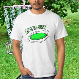 Live to Disc, Golfing von Festplatten T-Shirt