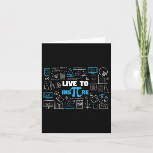 Live To Inspirier Pi Day Live, um Pi Day Math Insp Karte