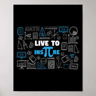 Live To Inspirier Pi Day Live, um Pi Day Math Insp Poster
