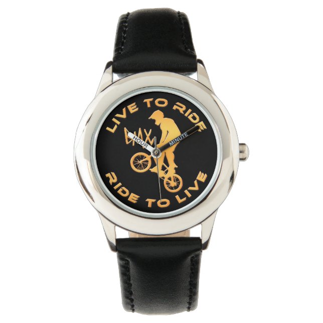 Live to Ride - BMX live Armbanduhr (Vorderseite)
