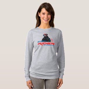 Live To Ride (Motorrad) Langarmshirt Damen T-Shirt