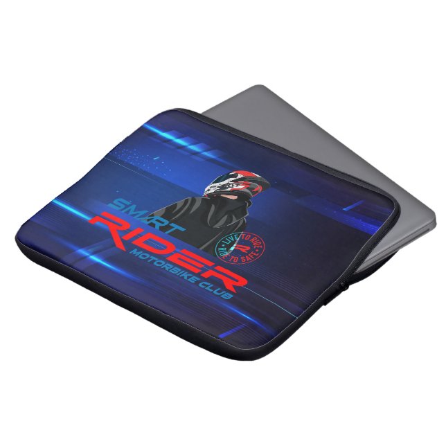 Live-to-Ride (Motorrad) | Laptop-Siebtasche 13" Laptopschutzhülle (Vorne Oben)