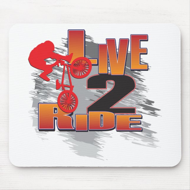 Live to Ride - Ride to Live Mousepad (Vorne)