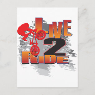 Live to Ride - Ride to Live Postkarte