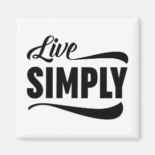 Live-Typografie Magnet