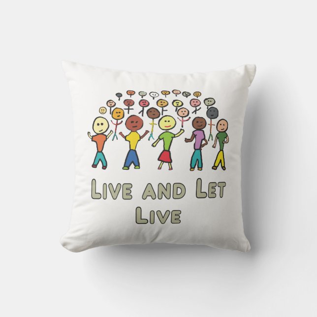 Live und Lass Kissen (Vorderseite)