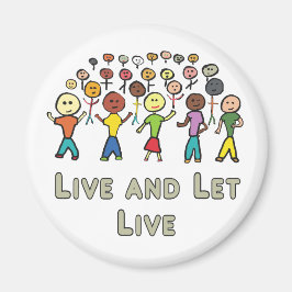 Live und Lass Magnet