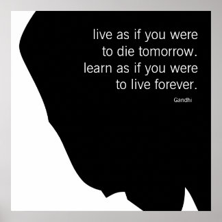 Live und Lernen Poster