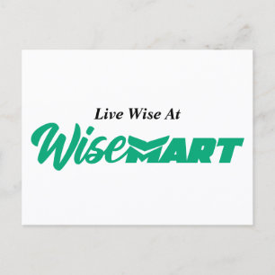 "Live WiseMart" - Carte postale