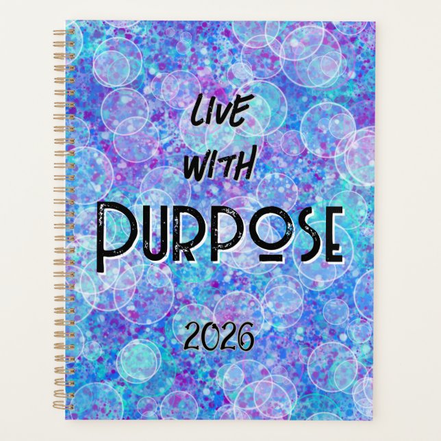 Live with Purpose 2026 Planer (Vorderseite)